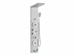 Hot Sistema de Torre de Panel de Ducha SucceBuy, 6 Modos, LED y Pantalla Digital, Acero Inoxidable con Efecto de Lluvia Columna De Ducha