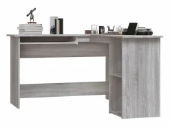 Sale Skive Escritorio de esquina madera contrachapada 120x140x75 cm Escritorio Rinconero