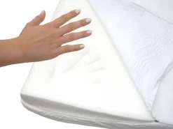 Clearance MCW Sobrecolchón de espuma con memoria -E63, 90x200cm visco espuma Blanco