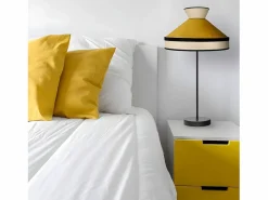 Sale Sobremesa Alto Modelo Fabrizio Natural/yema Lámpara De Escritorio