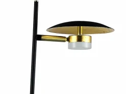 AKUNADECOR Sobremesa Led De Dos Luces Ciudad Del Cabo Negra