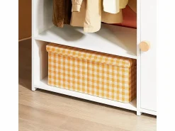 Sobuy Armario Infantil con 2 Estantes y 1 Puerta 94x35x110 cm KMB110-W ES