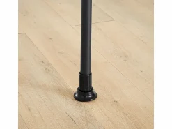 Clearance Perchero de pie telescópico con barras y estantes, armario abierto Mueble Perchero