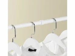 Outlet Sobuy Perchero Telescópico de Pie 27x76.99x103cm Funcional FRG109-II-W Blanco