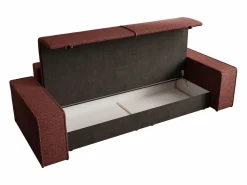 Discount Sofá 4 plazas convertible en chenilla color burdeos AMELIA Colección Rouge Passion|Sofás Y Sillones