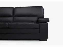 LINEA SOFA Sofá 3+1 plazas de piel de búfalo color MIMAS