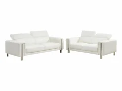 Sale Sofá 3+2 plazas de piel sintética MAROUA - Color Conjunto Sofás