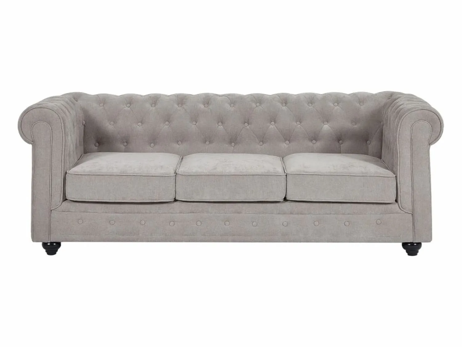 Sofá 3 plazas de tela color CHESTERFIELD Sofás Chesterfield