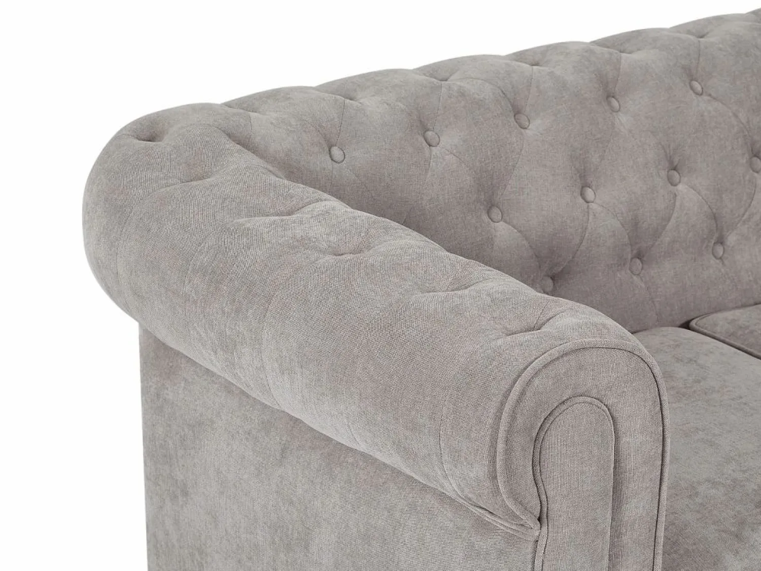 Sofá 3 plazas de tela color CHESTERFIELD Sofás Chesterfield