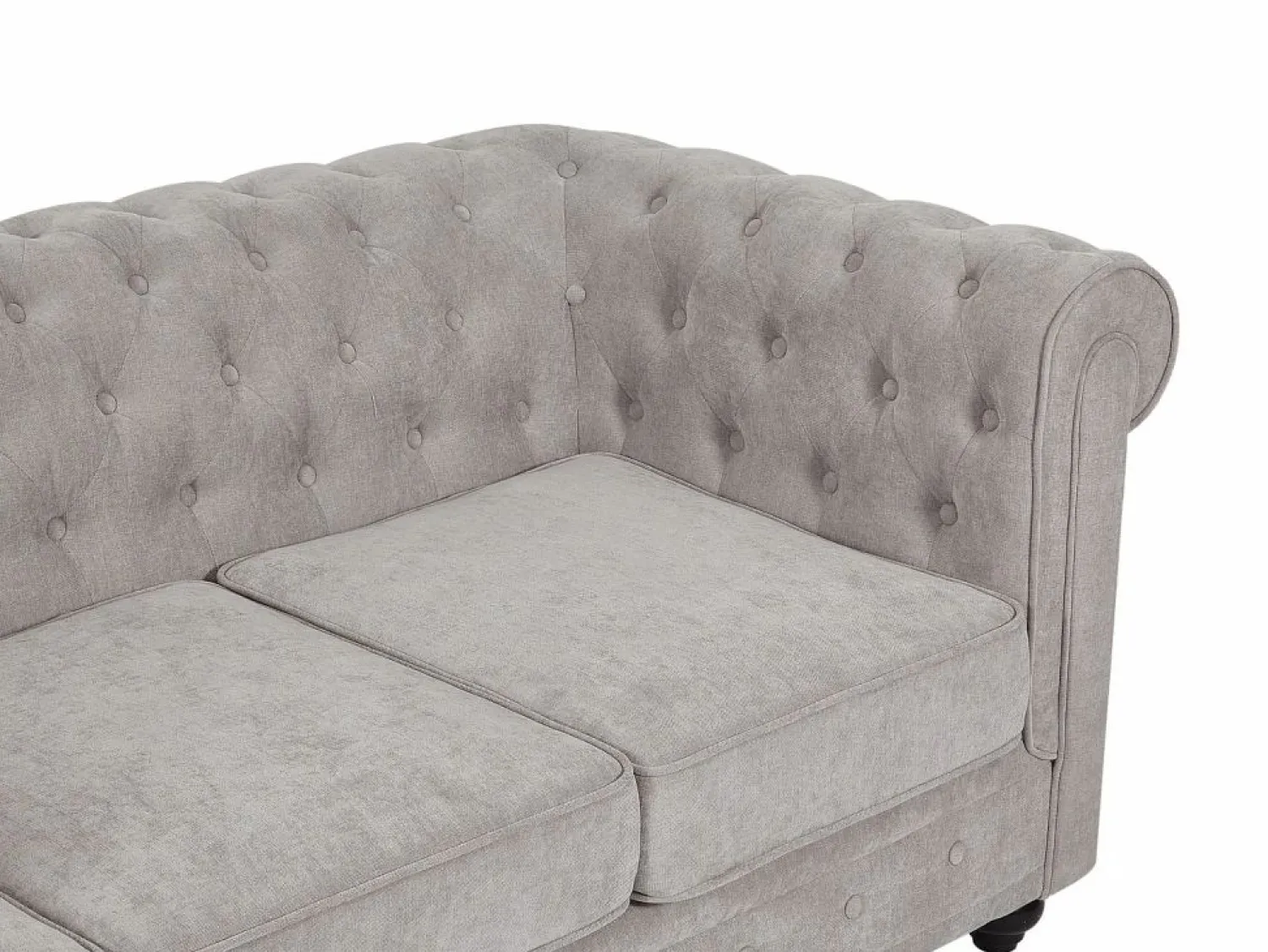 Sofá 3 plazas de tela color CHESTERFIELD Sofás Chesterfield