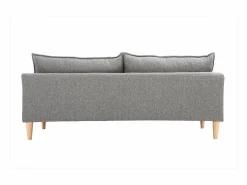 Discount Miliboo Sofá 3 plazas KATE Gris
