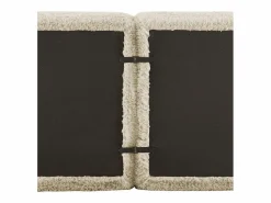 Discount Sofá 2 plazas modular contemporáneo con otomanas conectables felpa salón kaki claro Caqui