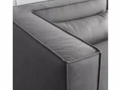 Modus Sofa Sofá 4 plazas modular seccional moderno de tela Solv