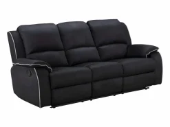 Outlet Sofá 3+1 plazas relax de microfibra color HERNANI Conjunto Sofá Y Sillón