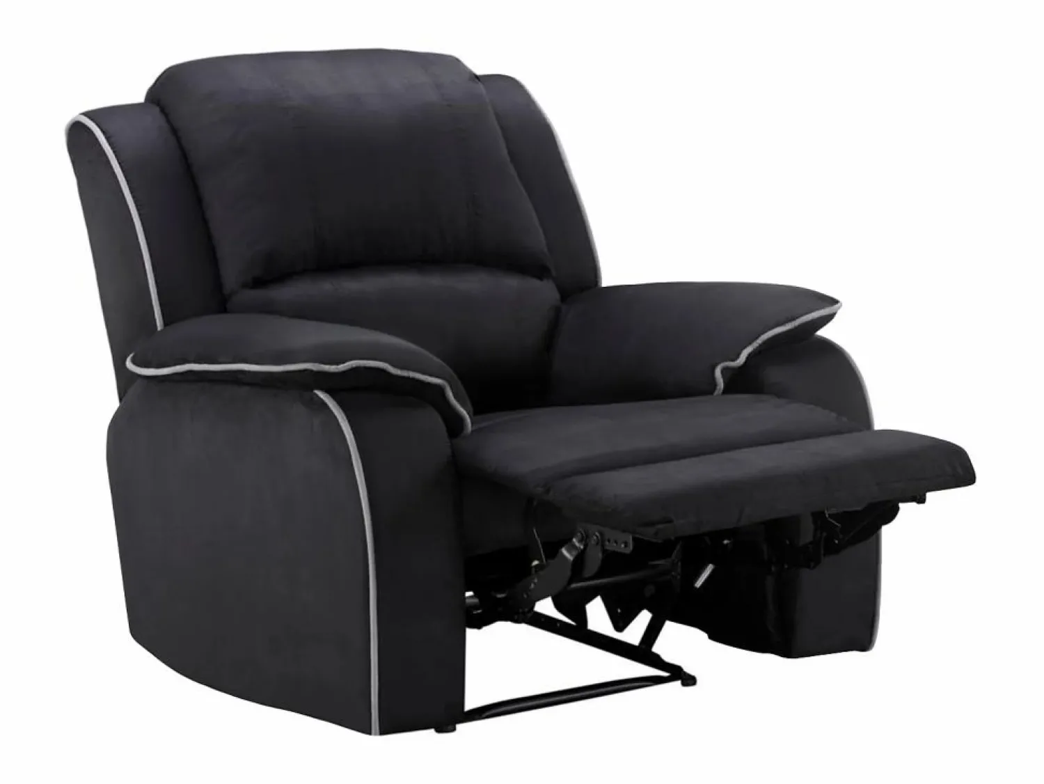 Outlet Sofá 3+1 plazas relax de microfibra color HERNANI Conjunto Sofá Y Sillón