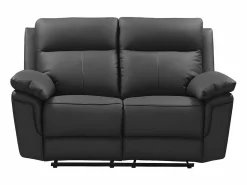 Clearance Sofá 2 plazas relax: manual piel búfalo PAKITA Sofá Relax