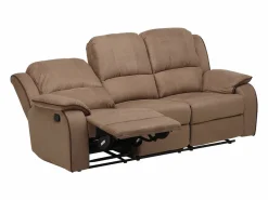 Outlet Sofá 3+2 plazas relax microfibra color HERNANI Conjunto Sofás