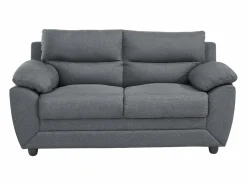 Clearance Sofá 3+2 plazas tapizado de tela en color gris MANOA Conjunto Sofás