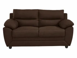 Online Vente-unique Sofá 3+2 plazas tapizado de tela en color marrón MANOA Marru00f3n chocolate