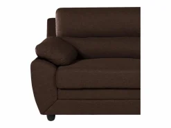 Online Vente-unique Sofá 3+2 plazas tapizado de tela en color marrón MANOA Marru00f3n chocolate