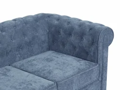 Best Sofá 3 plazas y 2 sillones en tejido CHESTERFIELD Conjunto Sofá Y Sillón