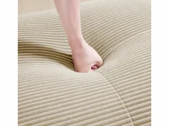 Hot Sofá angular 2 plazas modular - de Pana - con 2 cojines y otomana - ergonómico - 208x178x75cm - Sofá Modular|Sofás Club