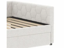 Best Sofá cama 140×200 cm - con cama nido - con puerto USB + Type-C - (sin colchón) Cama Nido