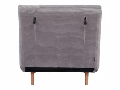 Sofá cama 2 en 1, respaldo regulable, colchón plegable, madera, (82x89x83cm)