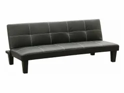 Best Modus Sofa Sofá cama 3 plazas cuero polipiel Topazio pronto letto - Negro