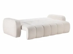 Vente-unique Sofá cama 3 plazas en chenilla TALIVO