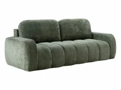 Clearance Vente-unique Sofá cama 3 plazas en chenilla TALIVO Verde