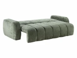 Clearance Vente-unique Sofá cama 3 plazas en chenilla TALIVO Verde