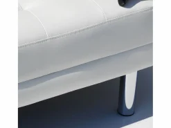 Modus Sofa Sofá cama biplaza de cuero artificial con reposabrazos y cojines Agata Pronto Letto -