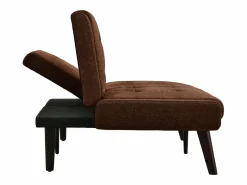 Sofá cama compacto moderno multifunción ideal para salón tapizado lino marrón