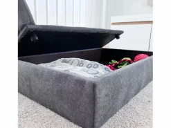 Skraut Home Sofá cama con canapé "Duque", 71x42x24cm