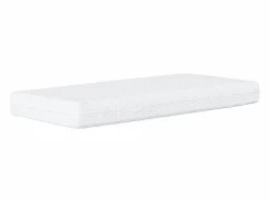 vidaxl Sofá cama con colchón tela gris taupe 80x200 cm