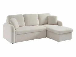 Sale Sweeek Sofá cama con rizos blancos de 3 plazas Crema