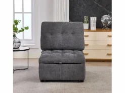 Merax Sofá cama convertible - 68 x 95 x 76 cm - con respaldo y asiento regulables - tela -