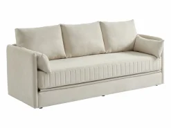 Sale Vente-unique Sofá cama convertible de 3 plazas de tela color GRECCO Beige