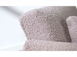 Sofá cama convertible en osito - Patas de metal dorado - Función chaise longue