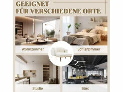 Discount Sofá cama convertible en osito - Patas de metal dorado - Función chaise longue Blanco