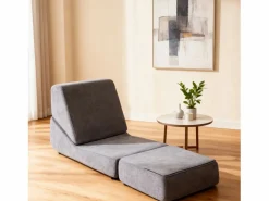 Sofá cama Convertible Relax Lectura Espuma confortable Franela Sillón Cama
