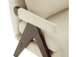 Sofá cama convertible tres en uno, silla plegable tapizada, nogal Sillón Cama