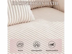 Online Sofá cama de 3 plazas - 142 x 128 x 85 cm - con portavasos + puertos USB + LED - terciopelo - Sofá De Terciopelo|Sofá - 3 Plazas