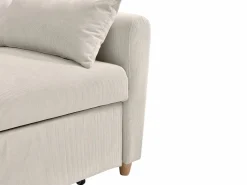 Vente-unique Sofá cama de 2 plazas cajón de pana AYLA