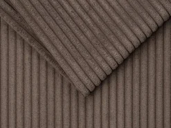 Vente-unique Sofá cama de 3 plazas con apertura italiana de pana beige LORETO