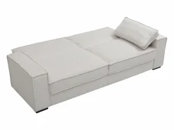 Online Vente-unique Sofá cama de 3 plazas convertible en terciopelo FINORO Beige
