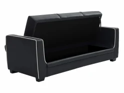 Clearance Sofá cama de 3 plazas convertible en cama NATY - Sofá - 3 Plazas|Sofás De Piel Sintética