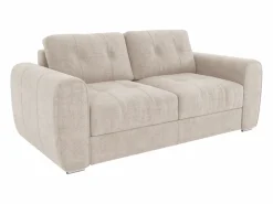 Outlet Sofá cama de 3 plazas de apertura rápida de tela . Cama de 140 cm - Colchón de 22 cm BOLIPO Sofá - 3 Plazas|Sofá Cama