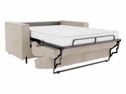 Clearance Sofá cama de 4 plazas de apertura rápida de tela colchón de 20 cm ELORYA Sofá - 4 Plazas